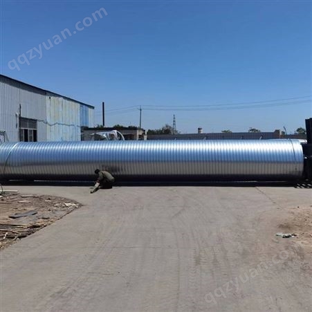 螺旋不锈钢风管 通风管道排烟专用圆形耐高温管材生产加工